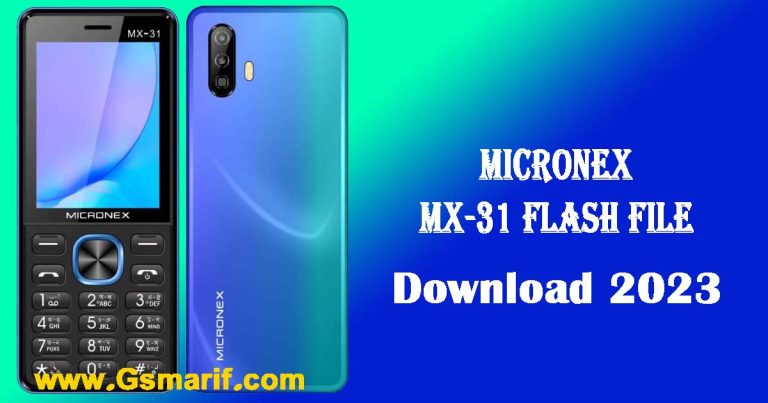 MICRONEX MX-31 Flash File Download 2023