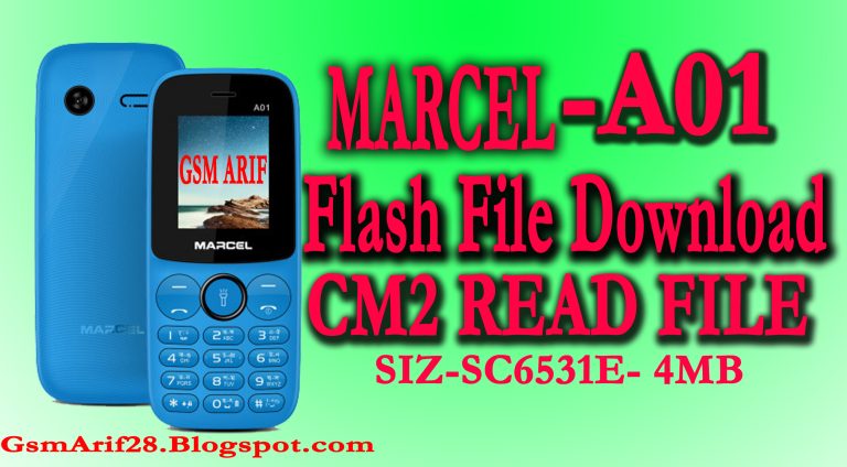 MARCEL A01 Flash File Download 2023