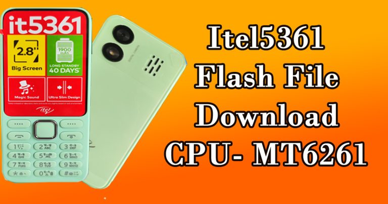 Itel 5361 Flash File Free Download 2023