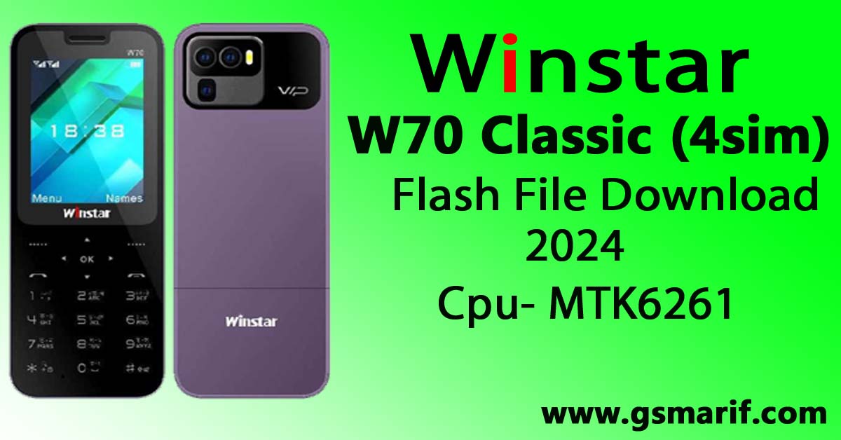 Winstar W70 Classic Flash File Download 2024