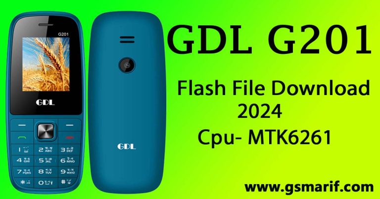 GDL G201 Flash File Download 2024