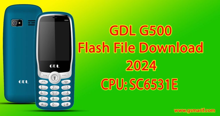 GDL G500 Flash File Download 2024