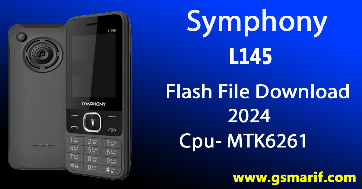 Symphony L145 Flash File Download 2024