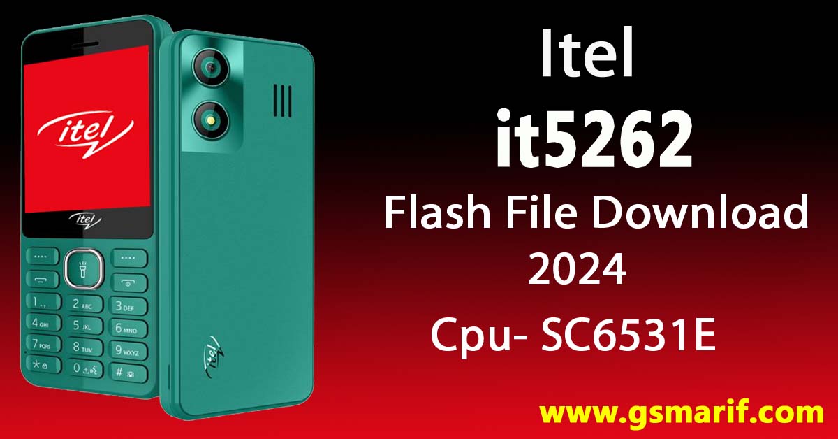 Itel 5262 Flash File Download 2024