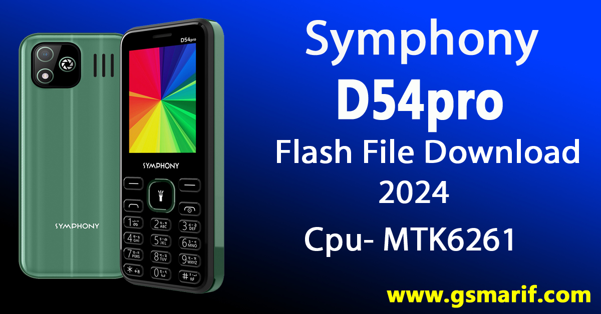 Symphony D54pro Flash File Download 2024