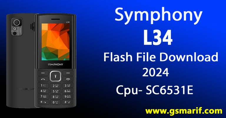 Symphony L34 Flash File Download 2024