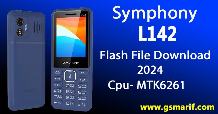 Symphony L142 Flash File Download 2024