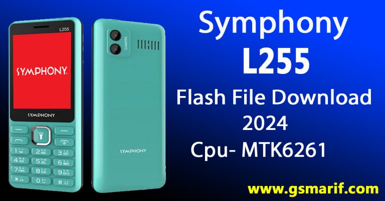 Symphony L255 Flash File Download 2024