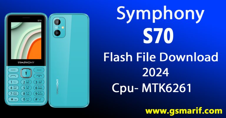 Symphony S70 Flash File Download 2024