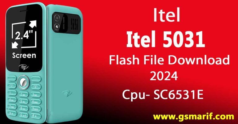 Itel 5031 Flash File Download 2024